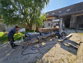 Tračna pila za debla TP-600 mobilní , | Tehnika za pilanje | Strojevi za obradu drva | Drekos Made s.r.o