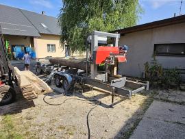Tračna pila za debla TP-600 mobilní , | Tehnika za pilanje | Strojevi za obradu drva | Drekos Made s.r.o